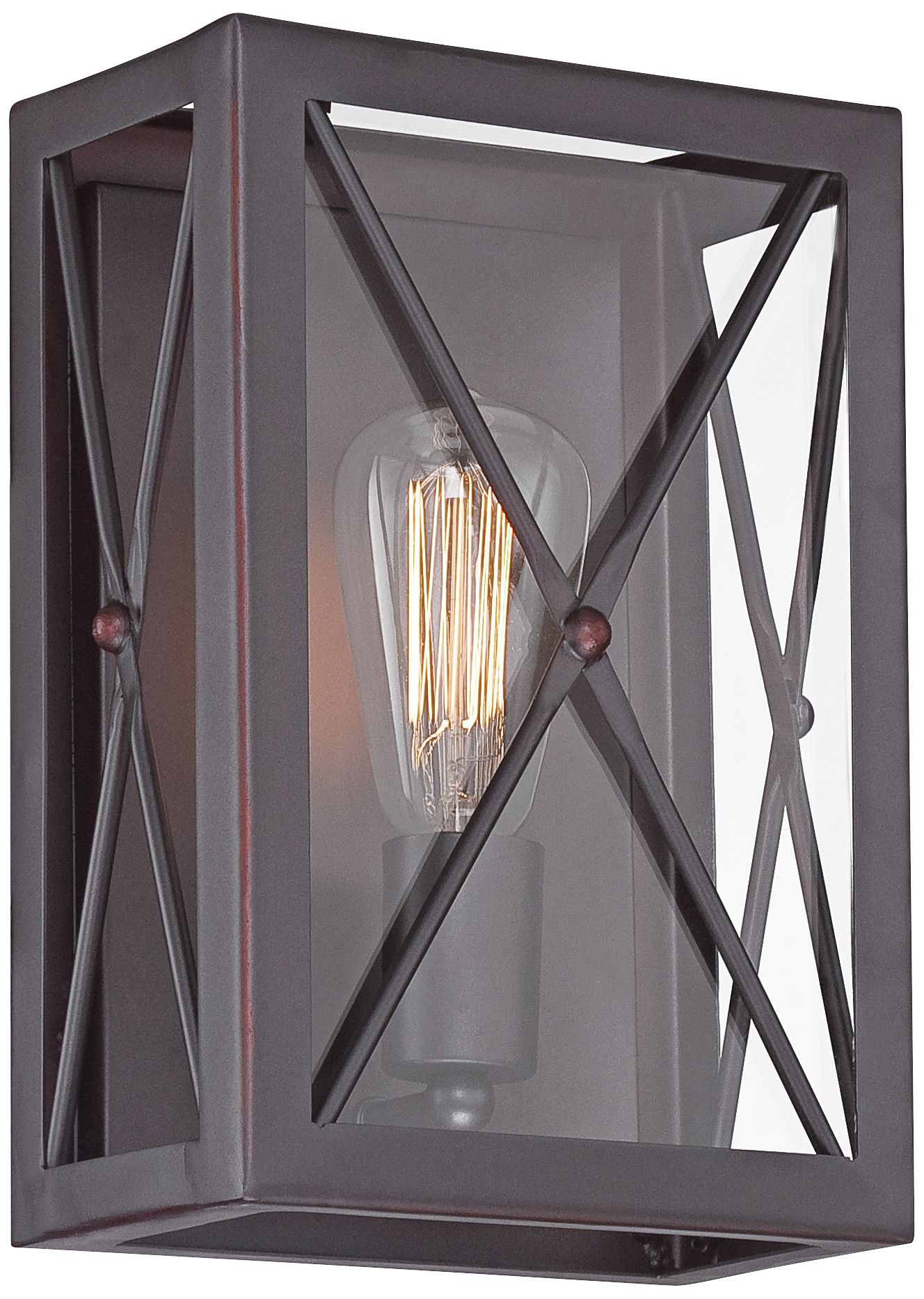 High Line 11 1/2" Satin Bronze Wall Sconce