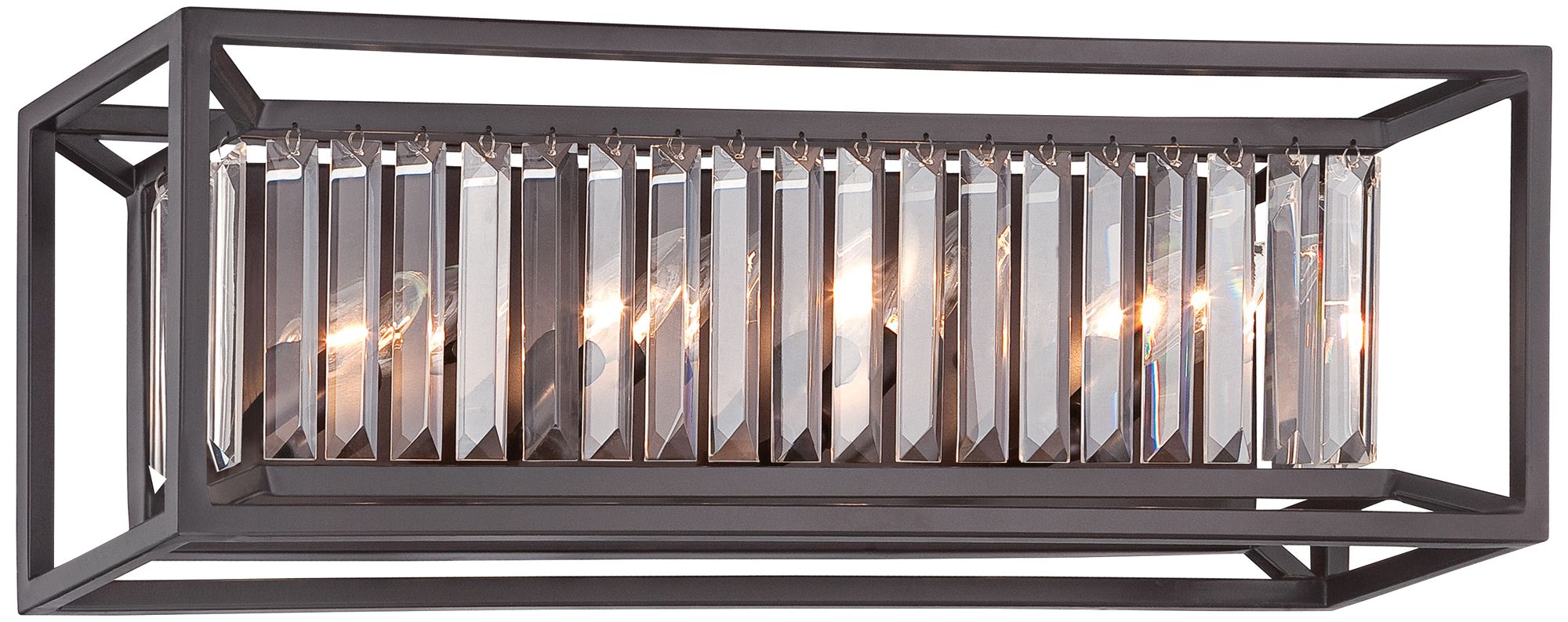 Linares 23 3/4" Wide Vintage Bronze Bath Light