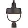 Portland 17 1/2"H  Dark Sky Rated Pewter Outdoor Post Light