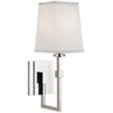 Hudson Valley Fletcher 15 1/4&quot;H Polished Nickel Wall Sconce