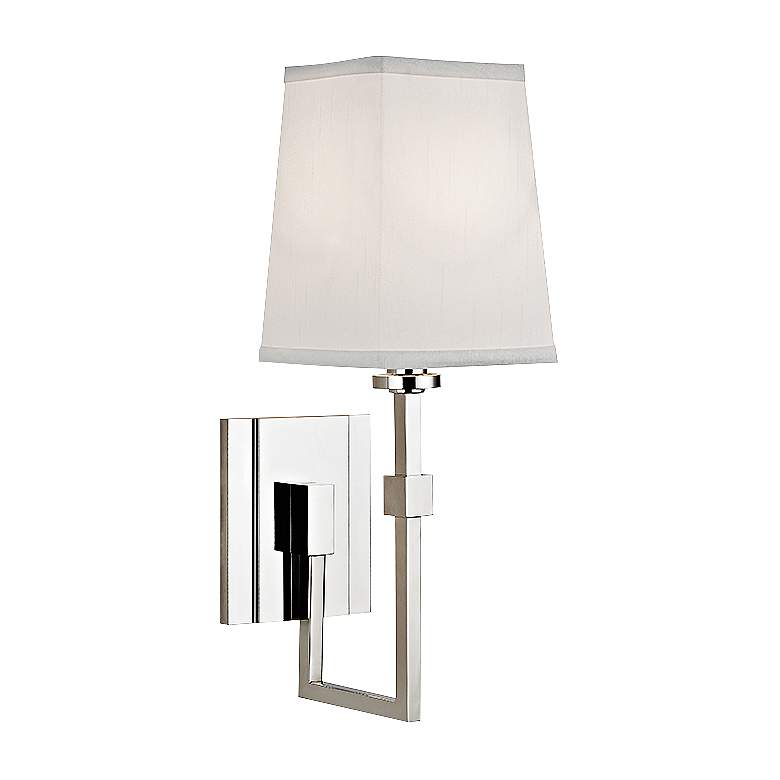 Hudson Valley Fletcher 15 1/4&quot;H Polished Nickel Wall Sconce