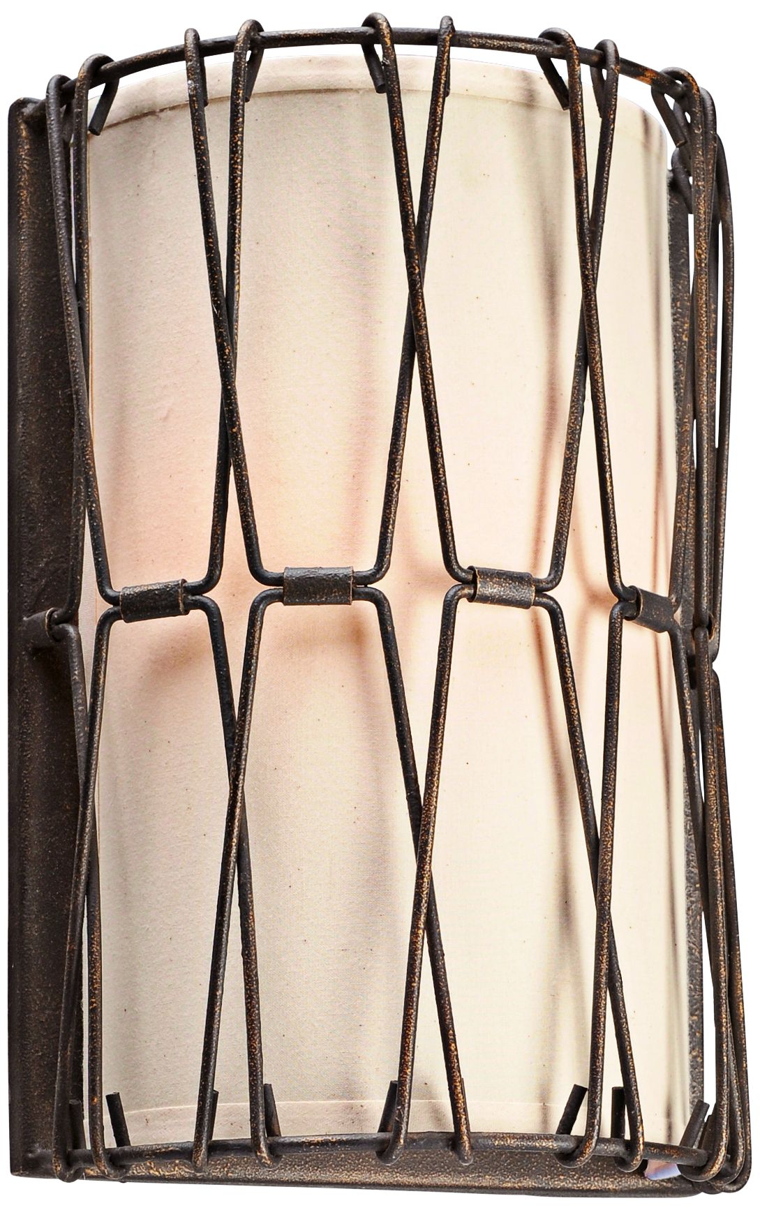 Buxton 13" High Chain Link Vintage Bronze Wall Sconce