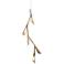 Hubbardton Forge Quill 46 1/2"H LED Gold Linear Pendant