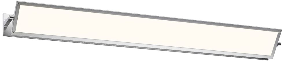 Sonneman Aileron 36" Wide Satin Aluminum LED Bath Light