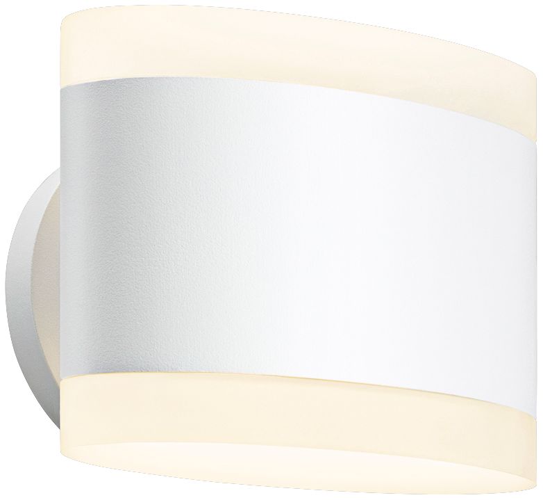 Sonneman Ellipses 5 1/2" High Textured White LED Wall Sconce