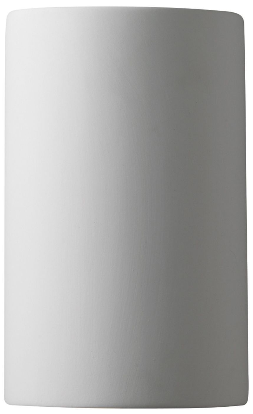 Ambiance 9 1/2"H Small Bisque Ceramic Outdoor Wall Light