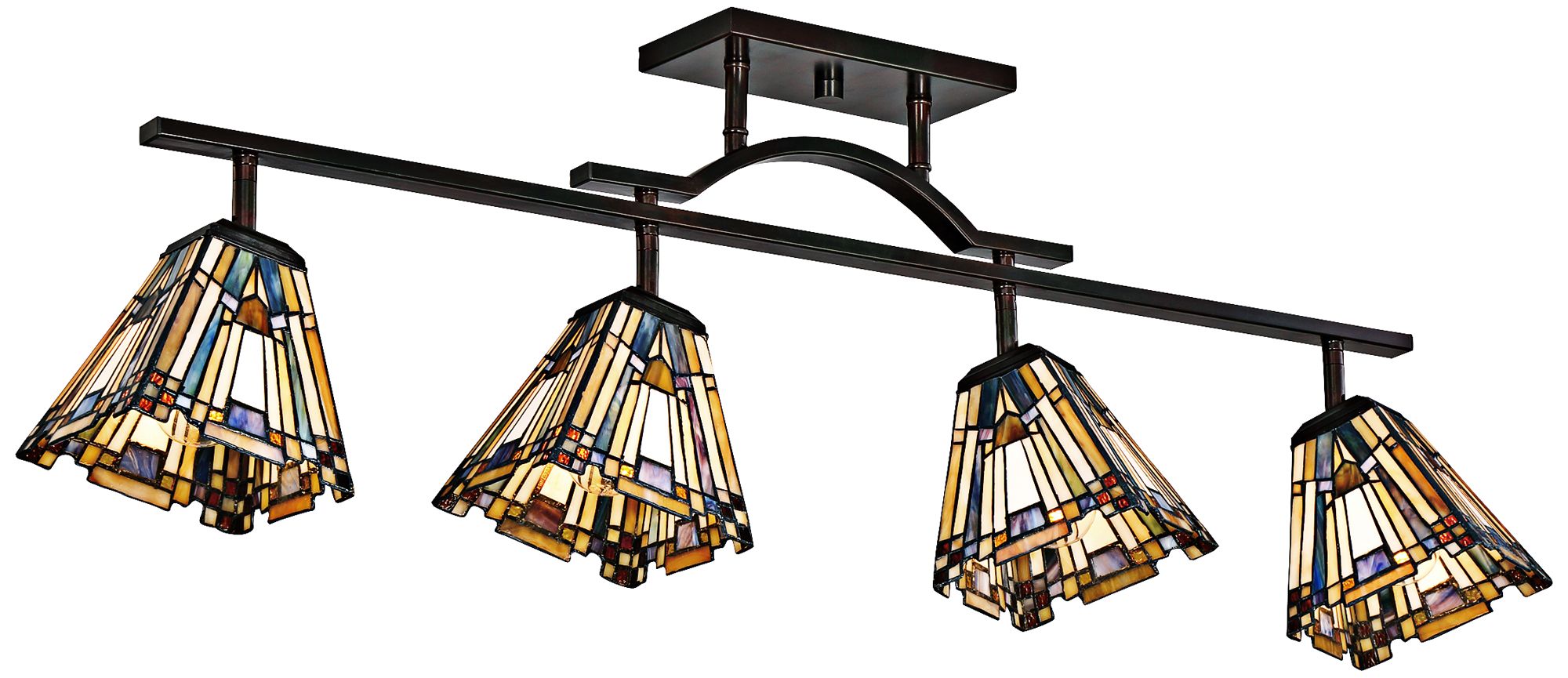 Quoizel Inglenook 4-Light Valiant Bronze Track Fixture - #8R574 | Lamps ...