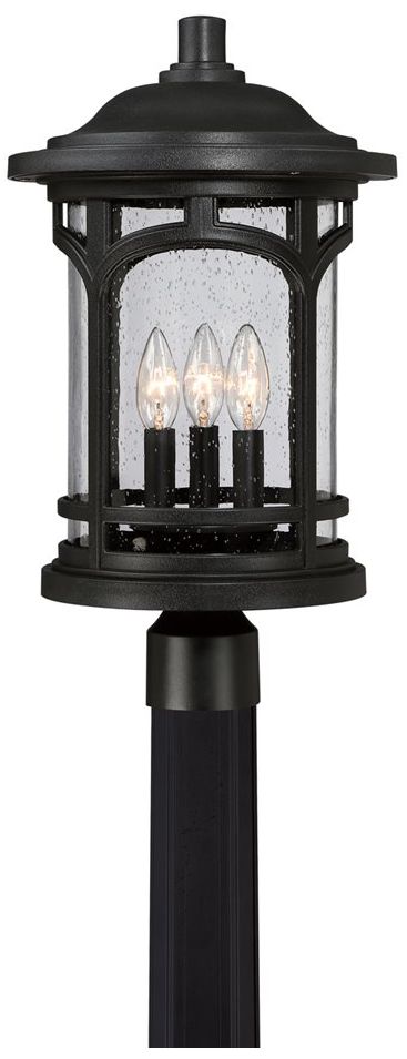 Marblehead 19 1/2" High Mystic Black Outdoor Post Light