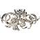 Quoizel Ribbons 18 1/2" Wide Crystal Chrome Ceiling Light