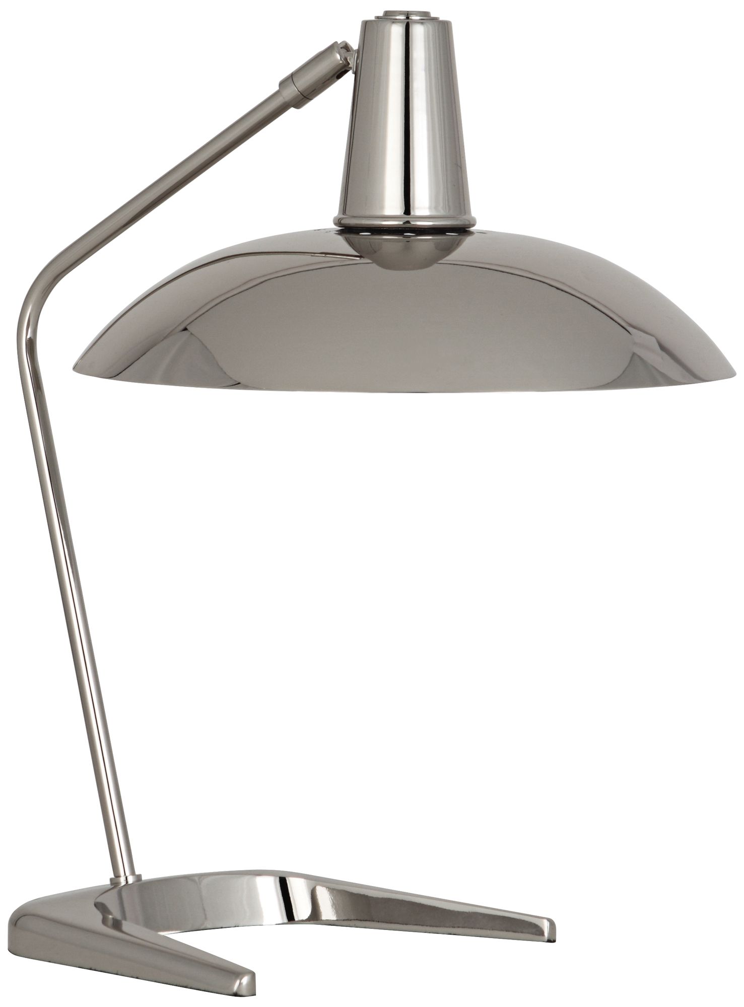 Robert Abbey Enterprise Polished Nickel Desk Lamp