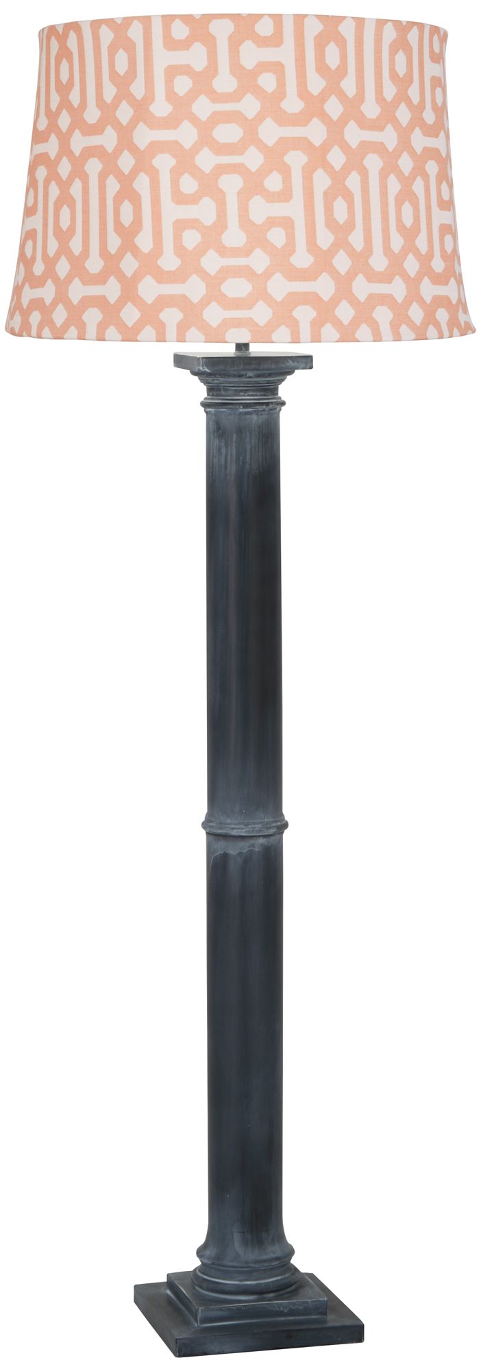 Robert Abbey Phoebe Al Fresco Outdoor Floor Lamp Orange