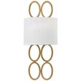 Hinkley Jules 20 1/2&quot; High Brushed Gold Wall Sconce