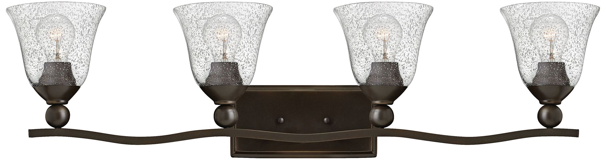 Bolla 35 3/4" Wide Olde Bronze 4-Light Bath Light
