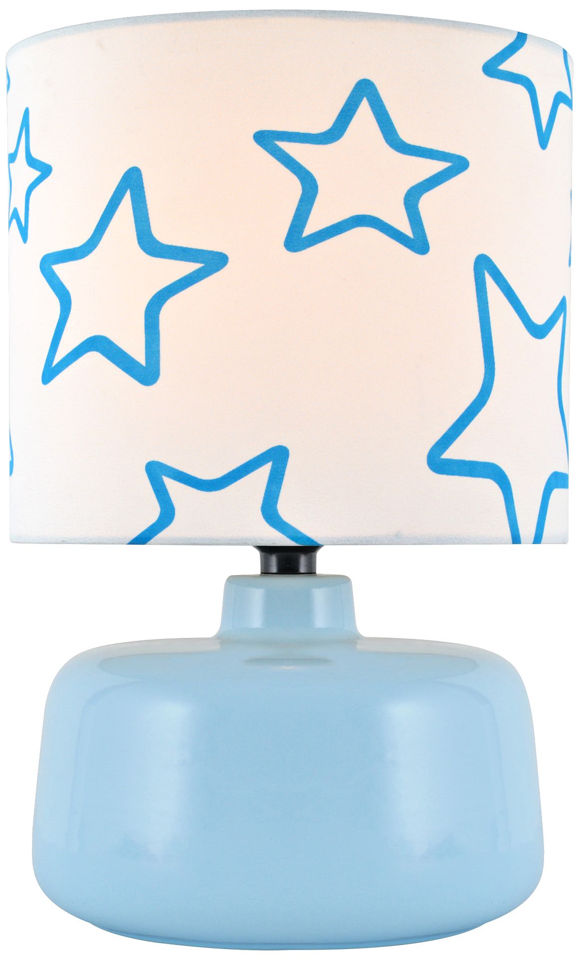 Lite Source Twinkle Light Blue Ceramic Accent Table Lamp