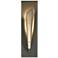 Hubbardton Forge Quill LED 15 1/2"H Soft Gold Wall Sconce