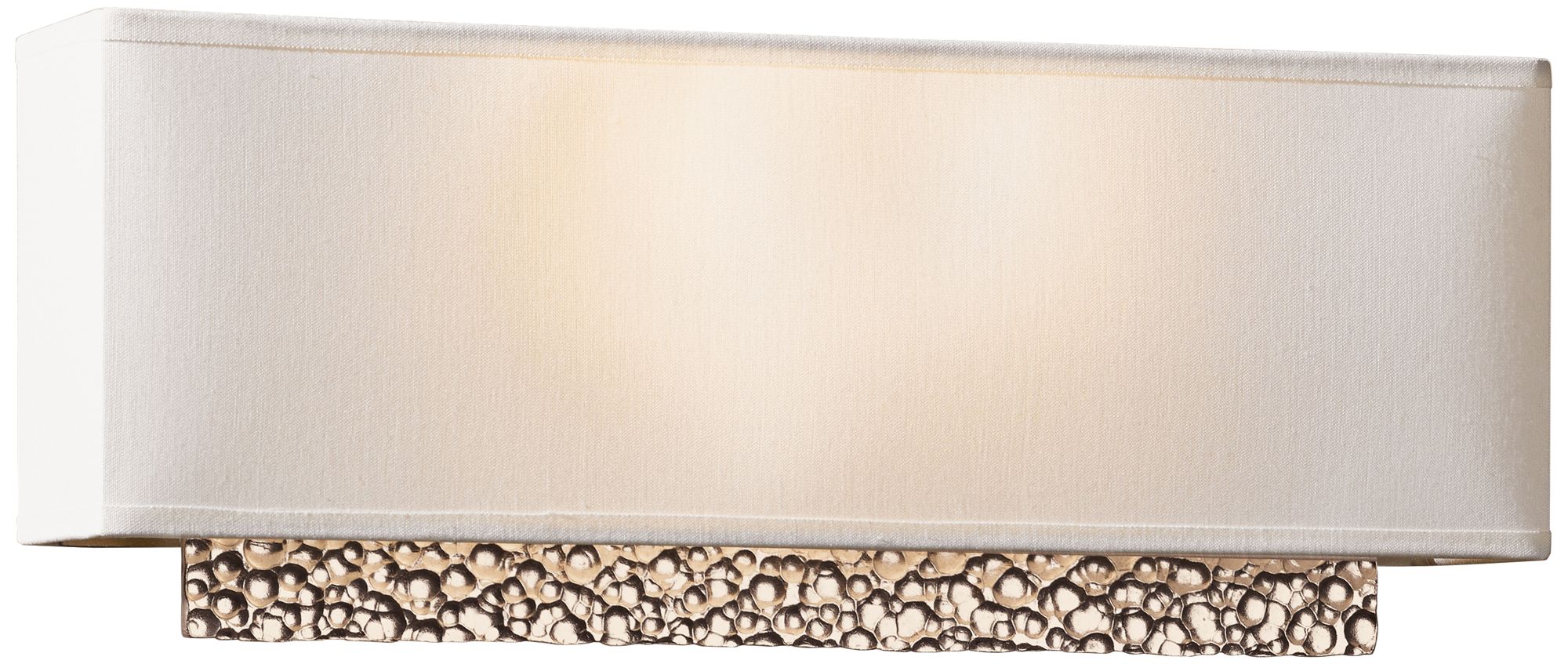 Hubbardton Forge Oceanus Suede 16 1/2"W Gold Wall Sconce