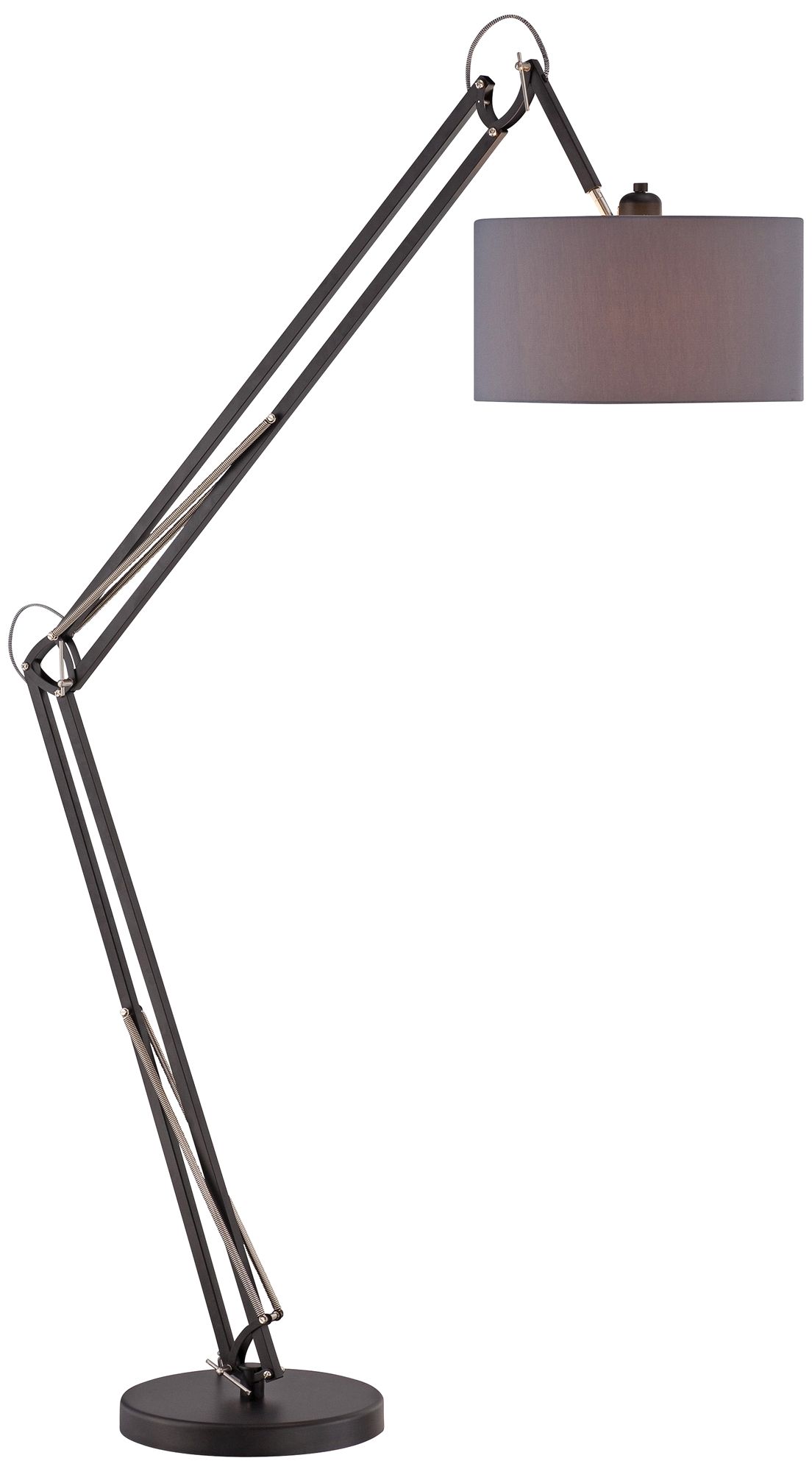 Lite Source Kailano Black Adjustable Floor Lamp