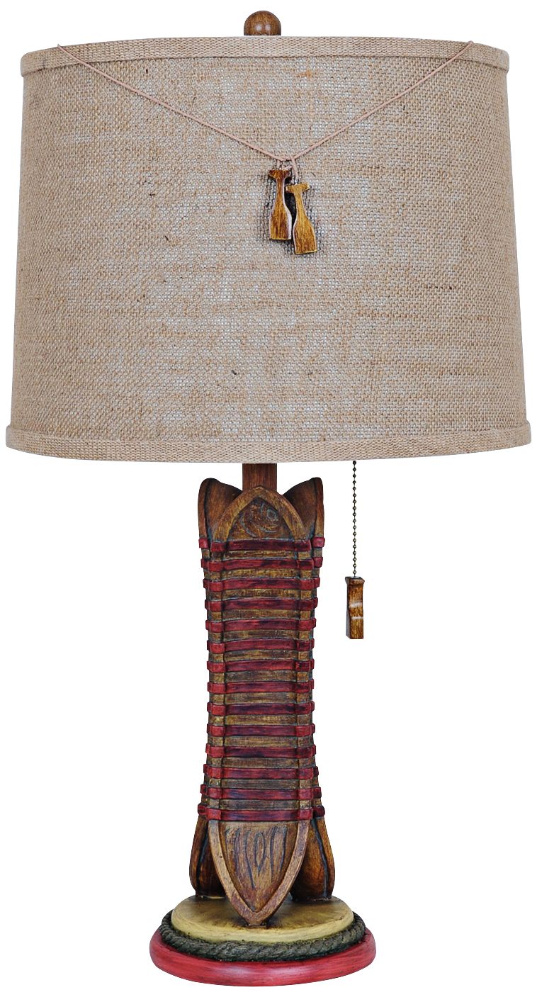 Crestview Collection Rustic Canoe Table Lamp