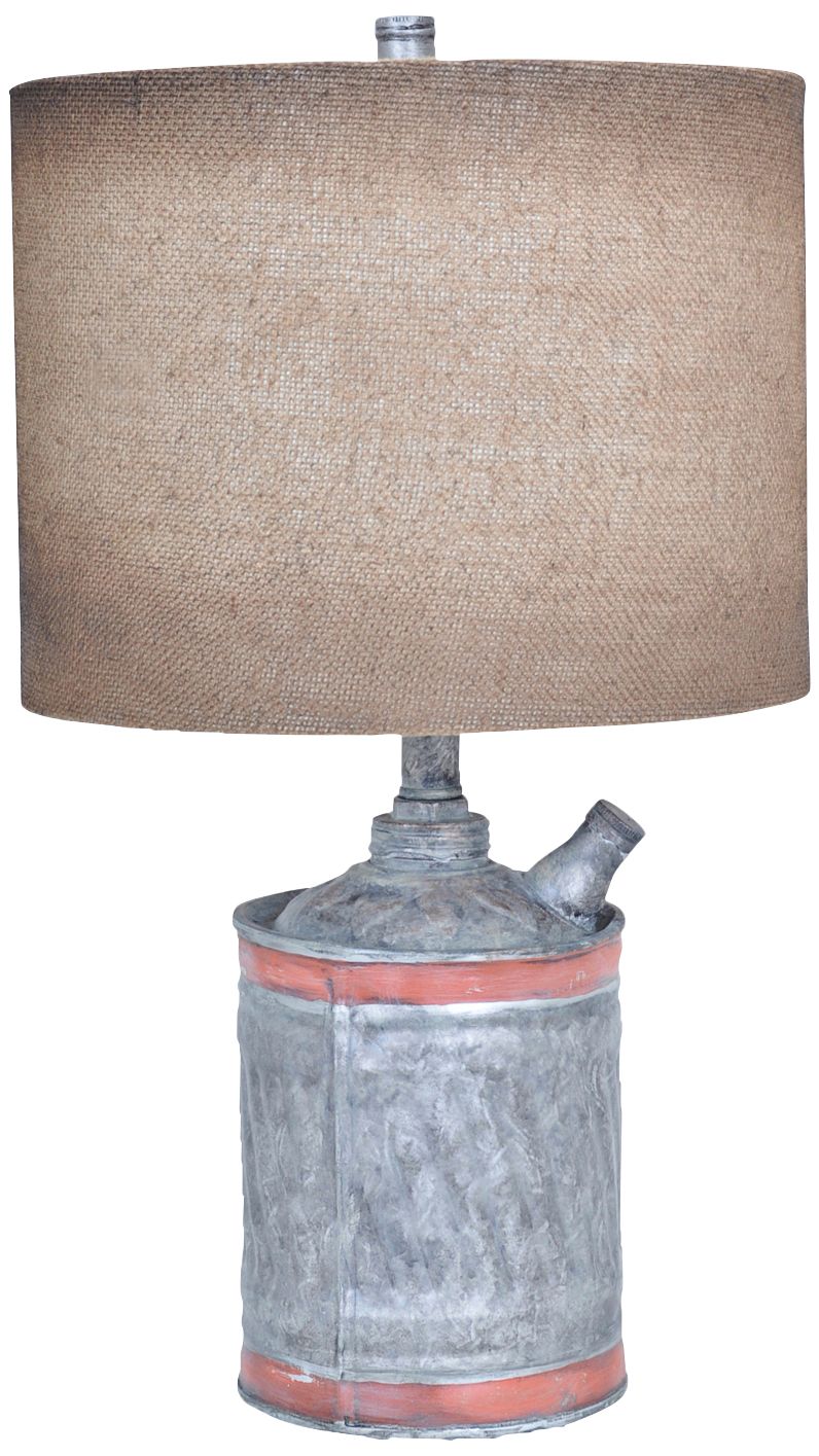 Crestview Collection Filler Up Antique Can Table Lamp