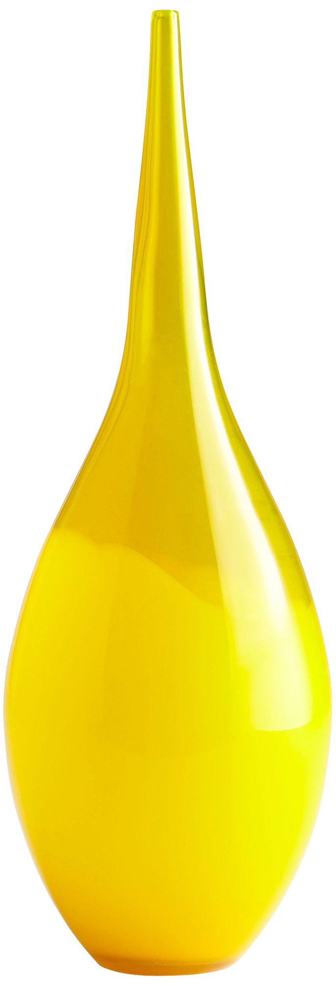 Moonbeam Bright Yellow 20" High Decorative Glass Vase 8V706 Lamps Plus