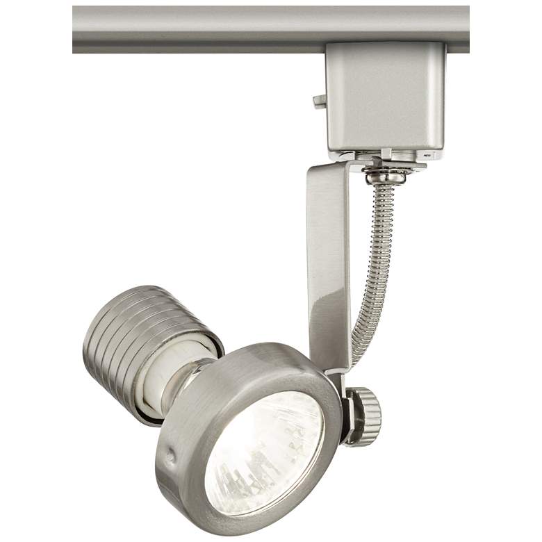 Halogen Track Head in Brushed Nickel for Lightolier Systems
