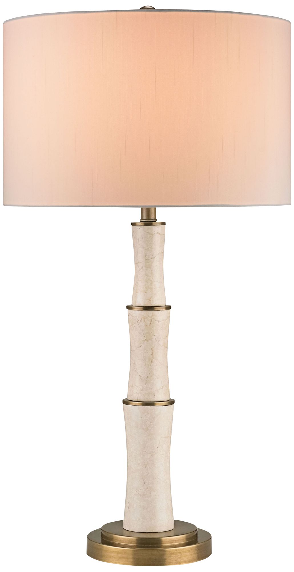 Currey and Company Colette Ivory Marble Table Lamp