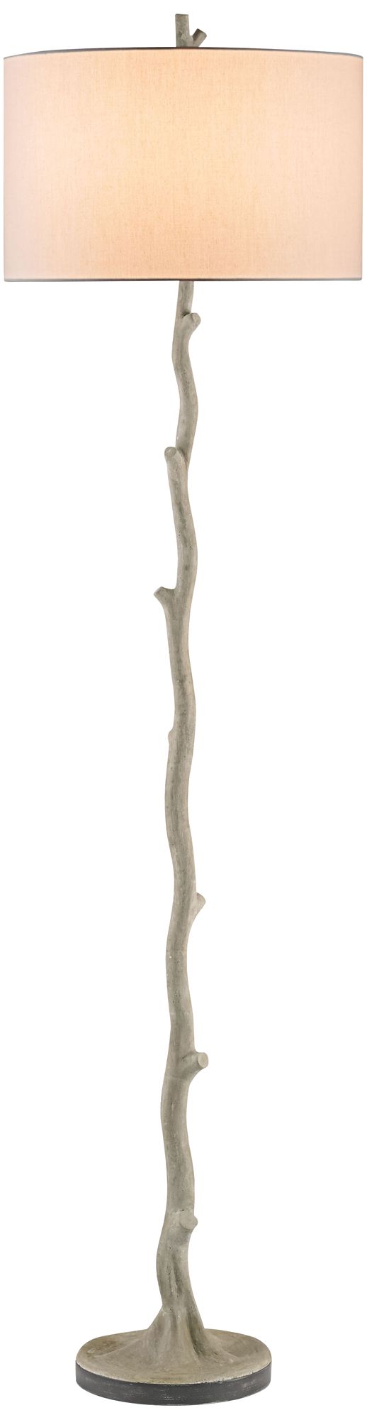 Currey and Company Beaujon Polished Concrete Floor Lamp