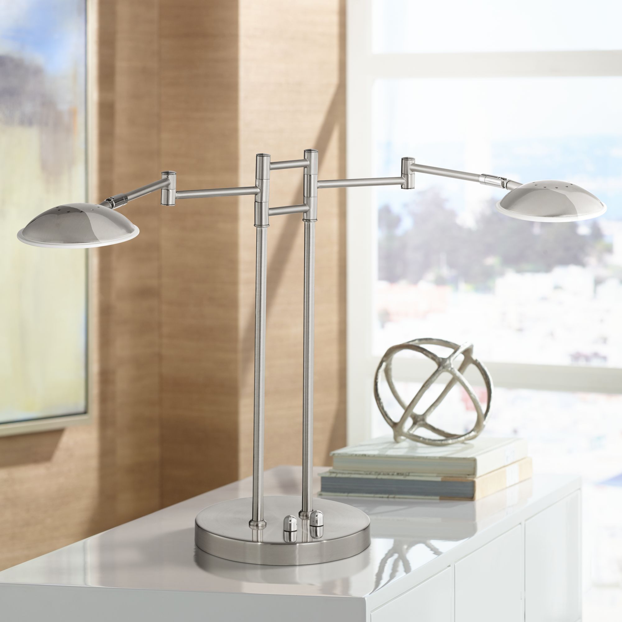 led swing arm desk lamp