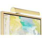 Concept Polished Brass 18&quot; Wide Battery LED Picture Light