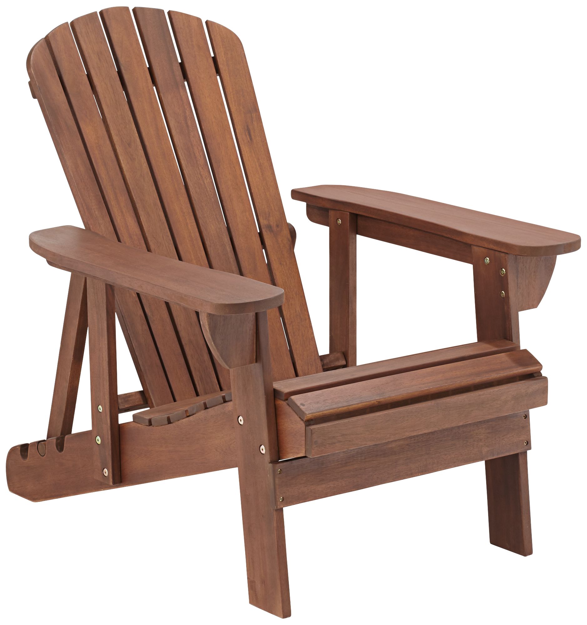 Fletcher Reclining Adirondack Dark Natural Chair