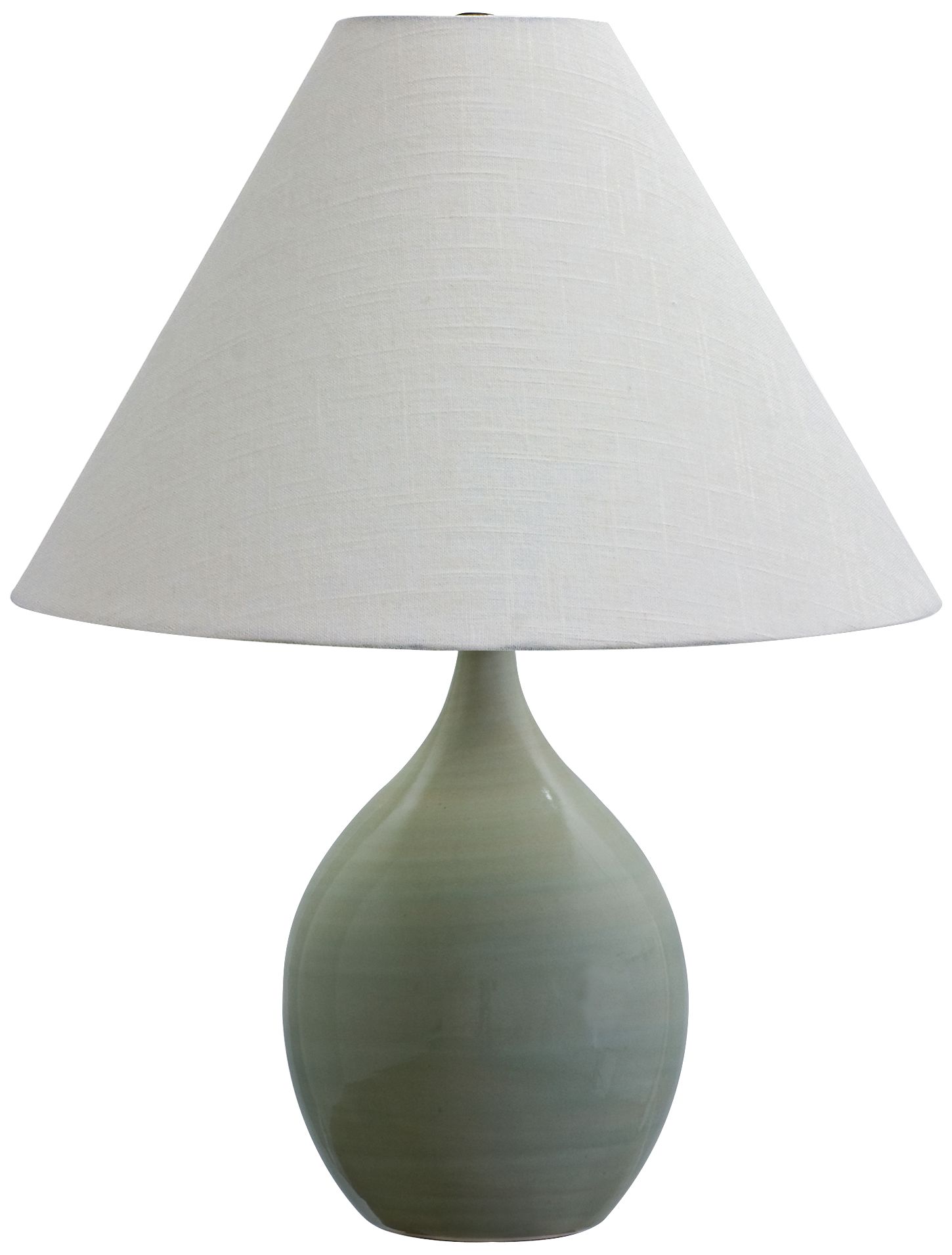 Scatchard Stoneware 22 1/2" High Celadon Green Table Lamp