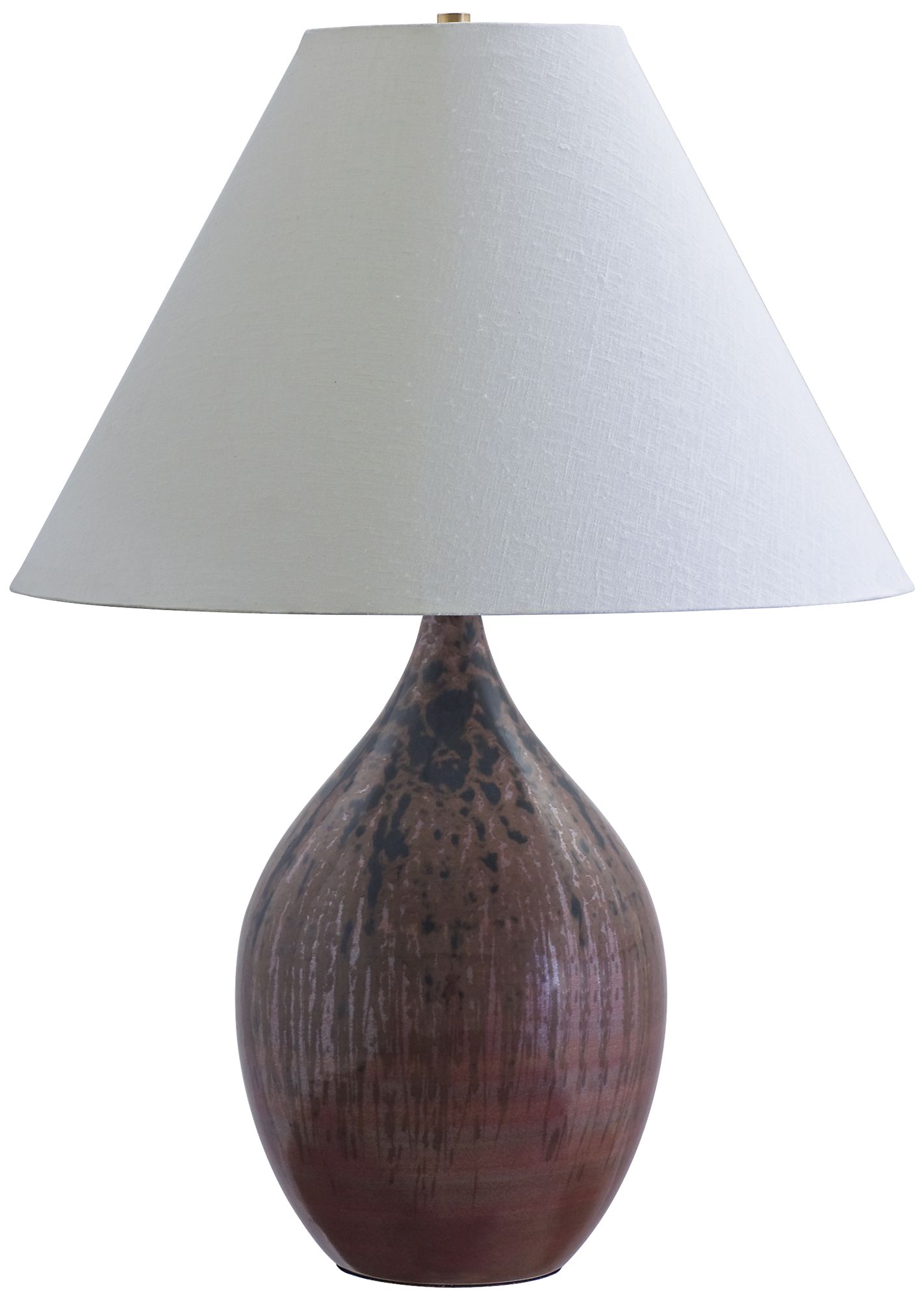 Scatchard Stoneware 28" High Decorative Red Table Lamp