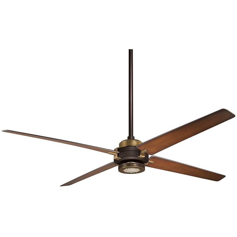 Image 2 60" Minka Aire Spectre Bronze - Brass LED Ceiling Fan with Remote