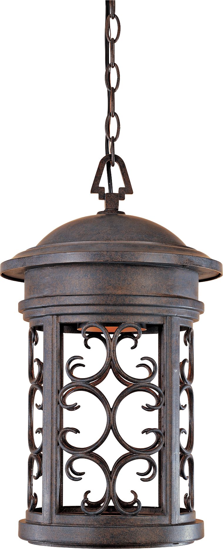 Ellington 19"H Mediterranean Patina Outdoor Hanging Light