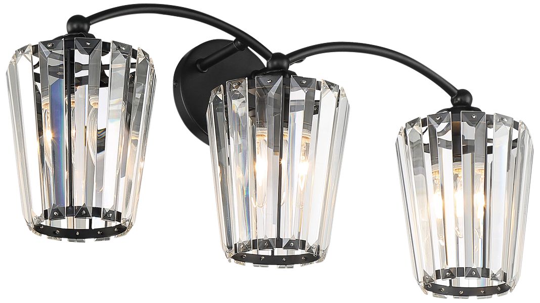 Eurofase Natalia 24 1/2" Wide Black 3-Light LED Bath Light