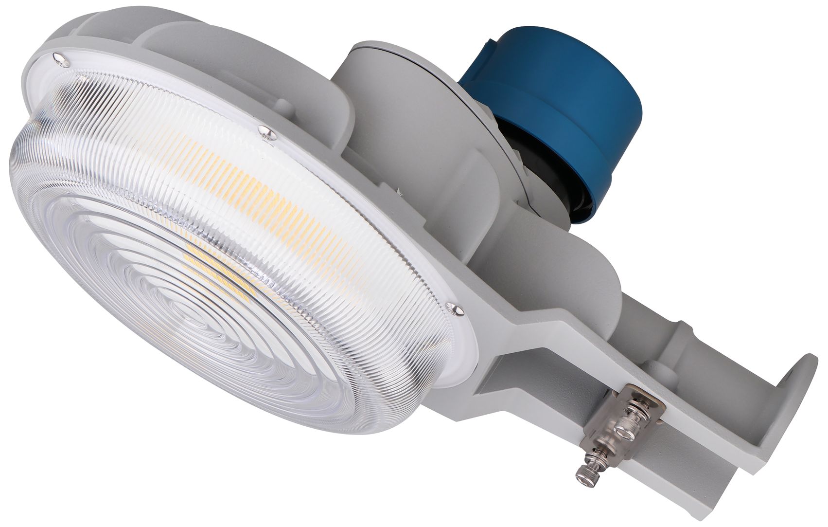 Satco 29 Watt Led Area Light With Photocell - Cct Selectable And Dimmable - Gray