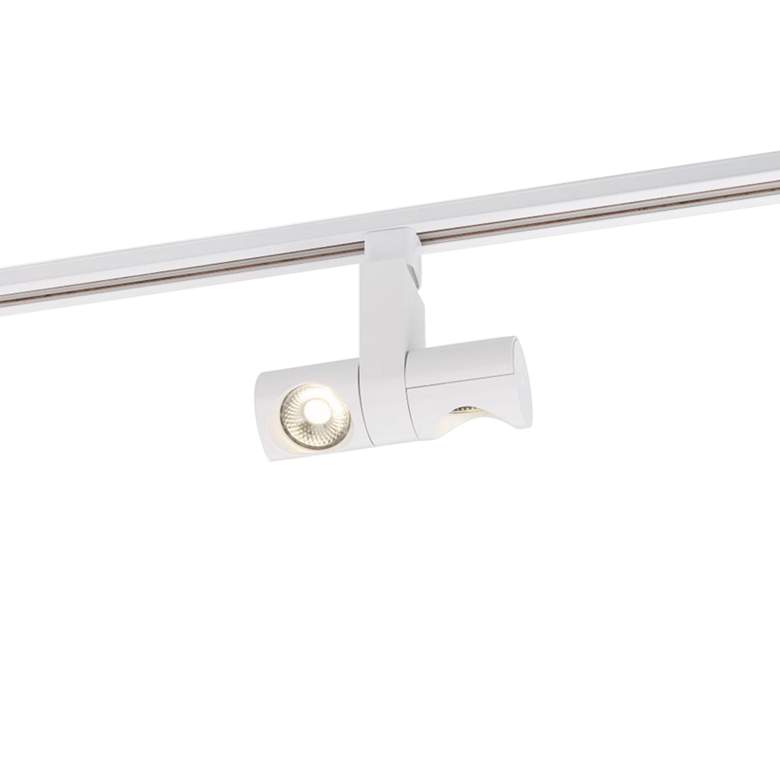 Satco Dual Pipe White 24-Degree Beam LED Track Head