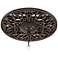 French Scroll 16" Wide Bronze Ceiling Medallion