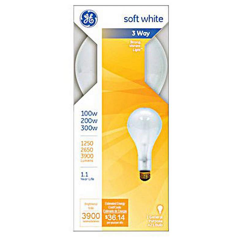 GE 3-Way 100-200-300 Watt Mogul Base Light Bulb - #90505 | Lamps Plus