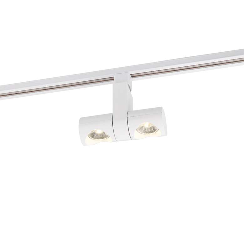 Satco Dual Pipe White 36-Degree Beam LED Track Head