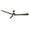 72" Modern Forms Woody Graphite LED Wet Smart Ceiling Fan
