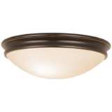 Atom 12 1/2&quot; Wide Oil-Rubbed Bronze Round Ceiling Light