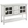 Robson 52" Wide Antique White Wood 2-Drawer TV Stand Buffet