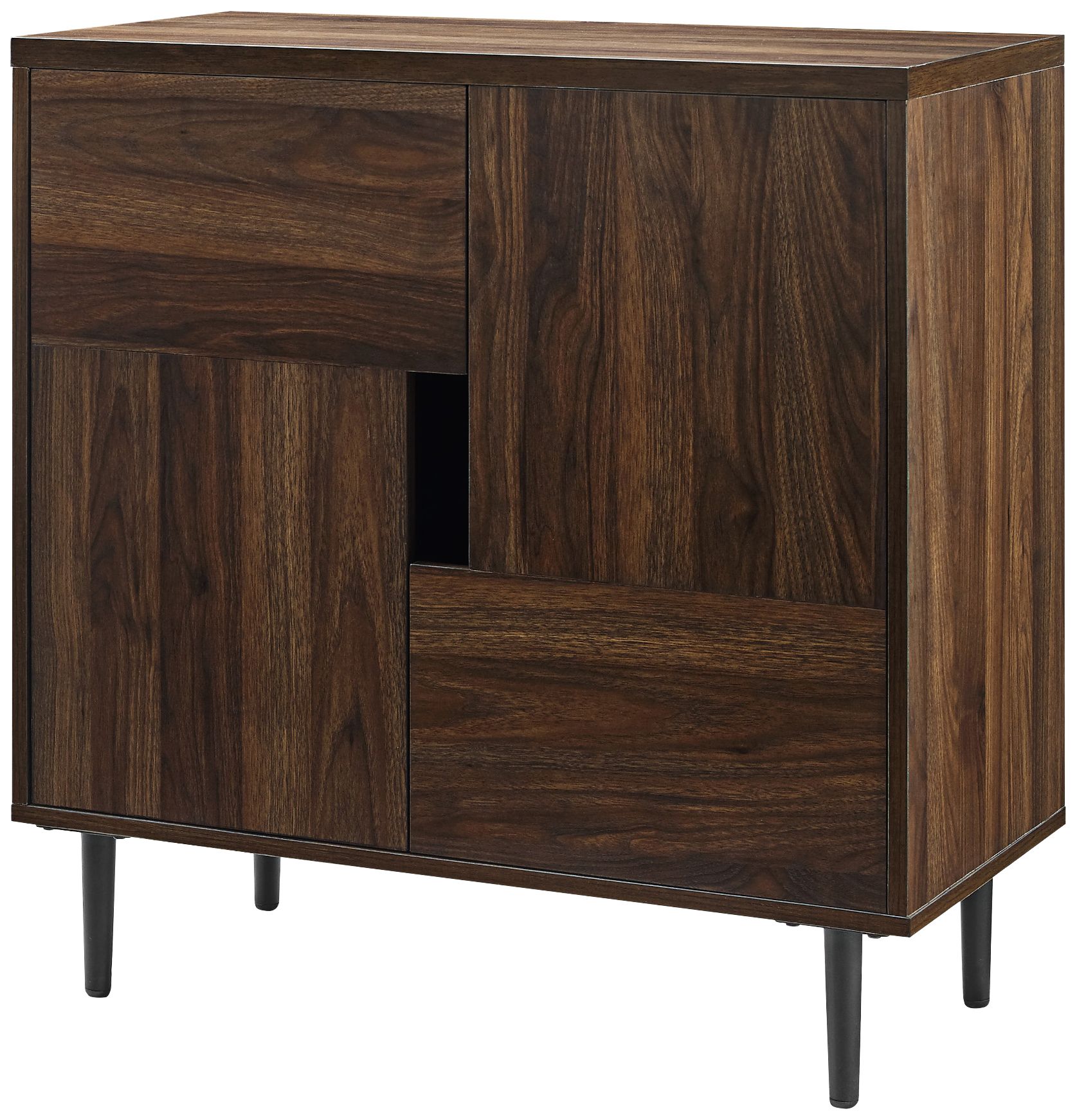Ellison 30 Wide Dark Walnut Color Pop 2 Door Accent Cabinet 90n22 Lamps Plus