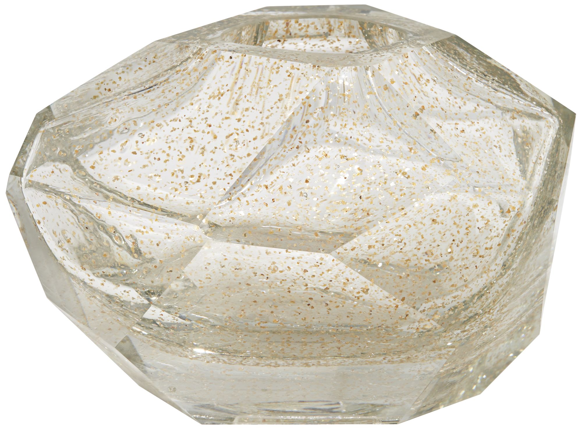 Ashendon 6 3/4" Wide Smoke Transparent Glass Decorative Vase