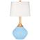 Wild Blue Yonder Wexler Modern Table Lamp from Color Plus