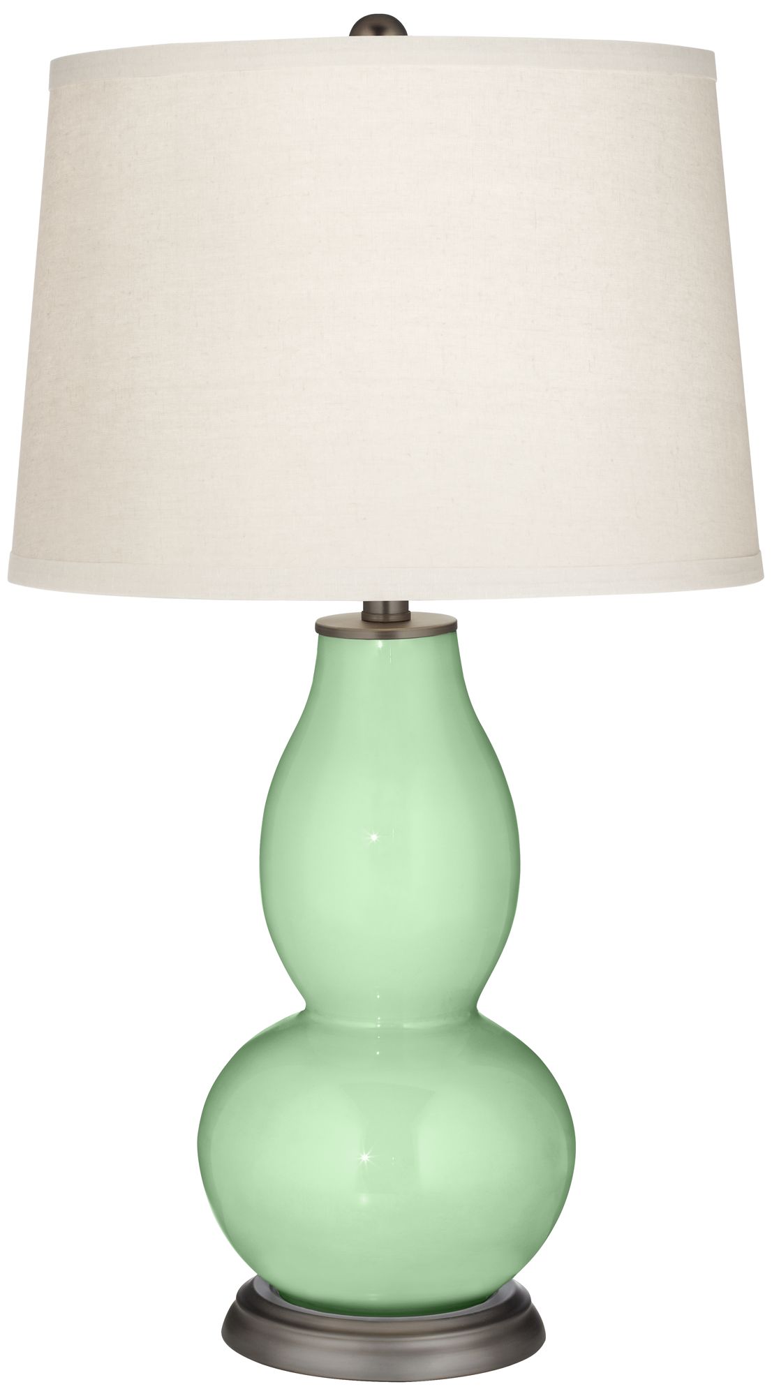 Flower Stem Green Double Gourd Table Lamp from Color Plus 90P61 Lamps Plus