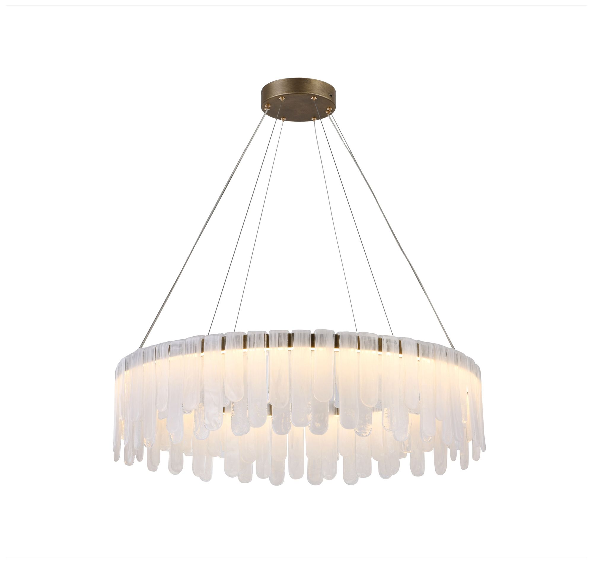 Artcraft Roselle 32.5" Wide Legacy Brass Pendant