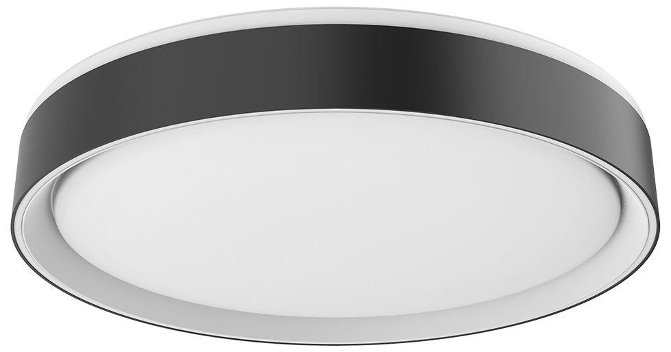Kuzco Essex Led 16-in Black Flush Mount