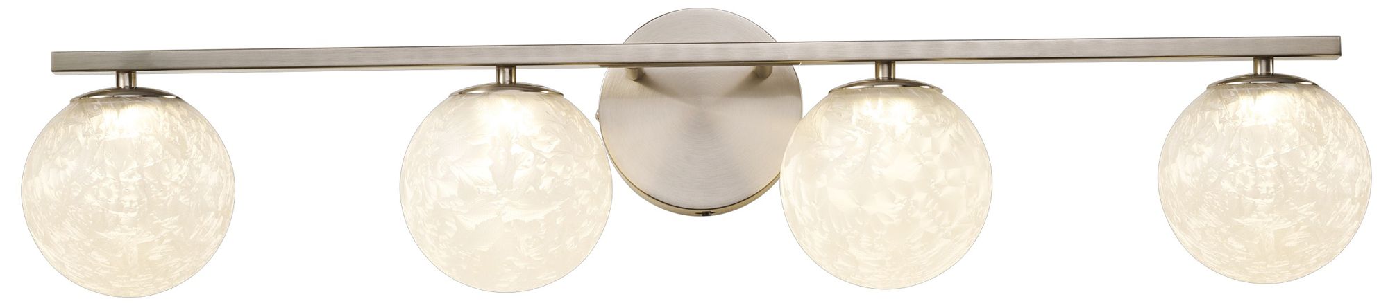 Artcraft Forma 7" High 4-light Brushed Nickel Wall Sconce